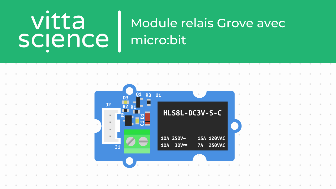 Module relais Grove avec micro:bit